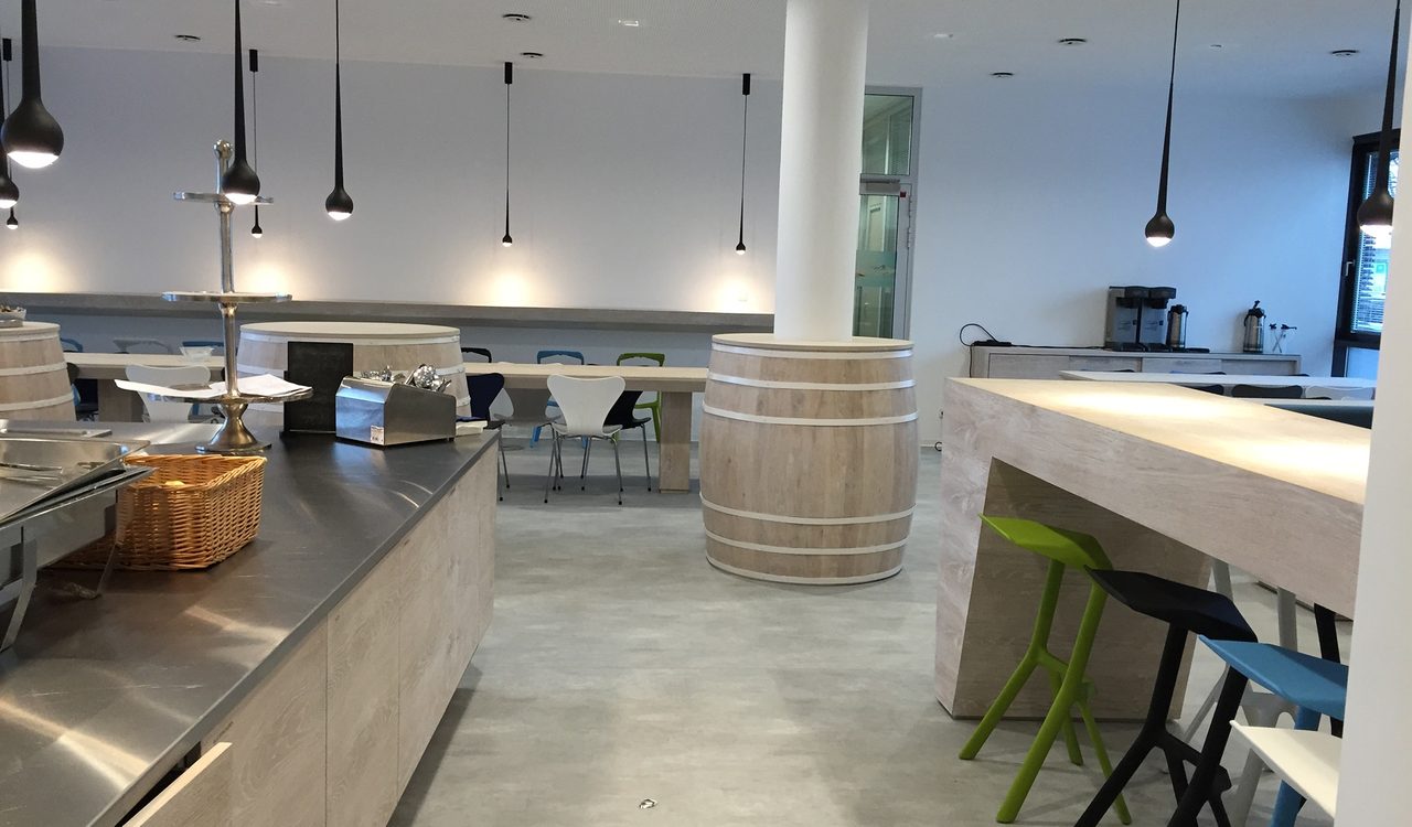 Das Headquater einer Softwarefirma in München wurde umgestaltet und mit Break-Out-Räumen