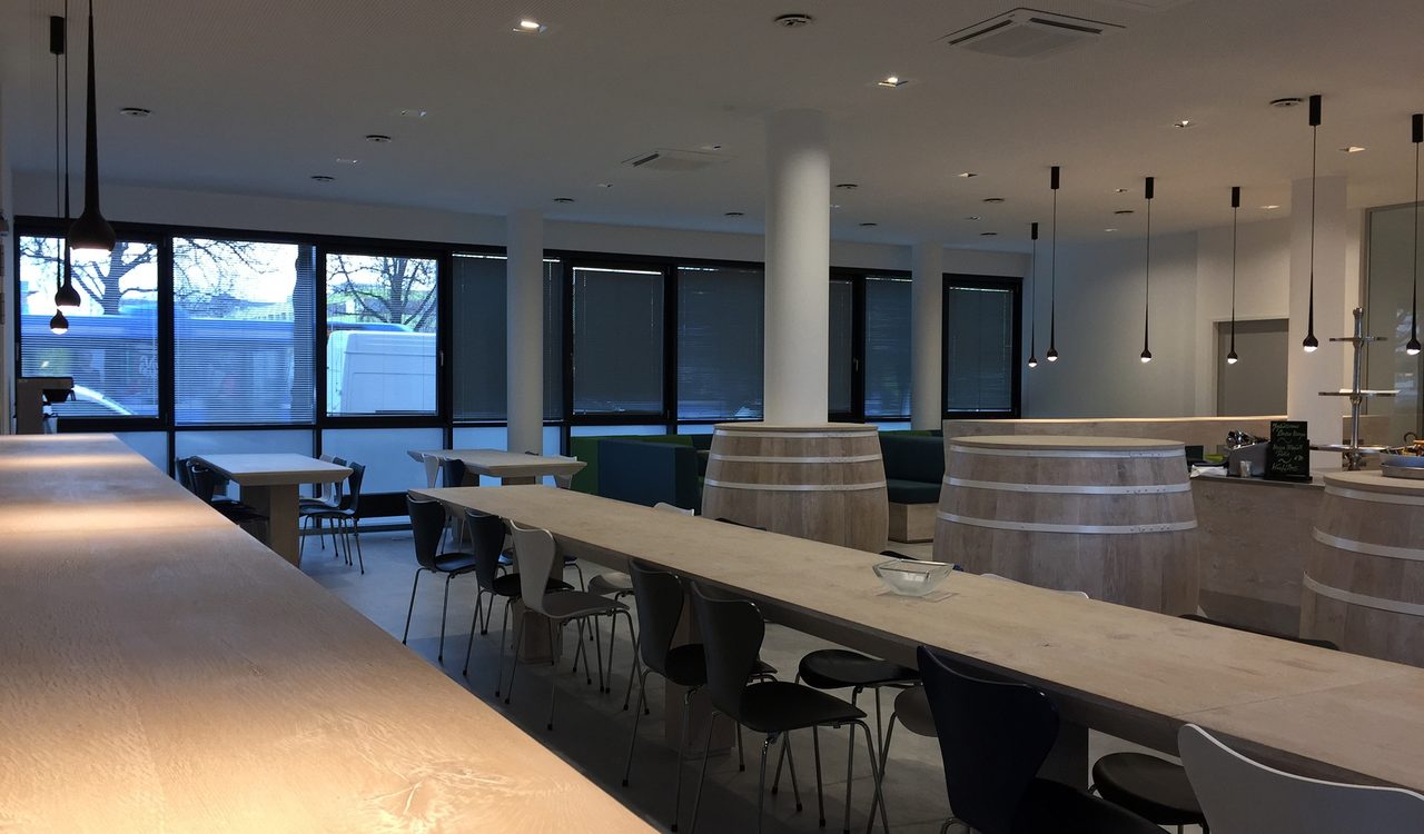 Das Headquater einer Softwarefirma in München wurde umgestaltet und mit Break-Out-Räumen