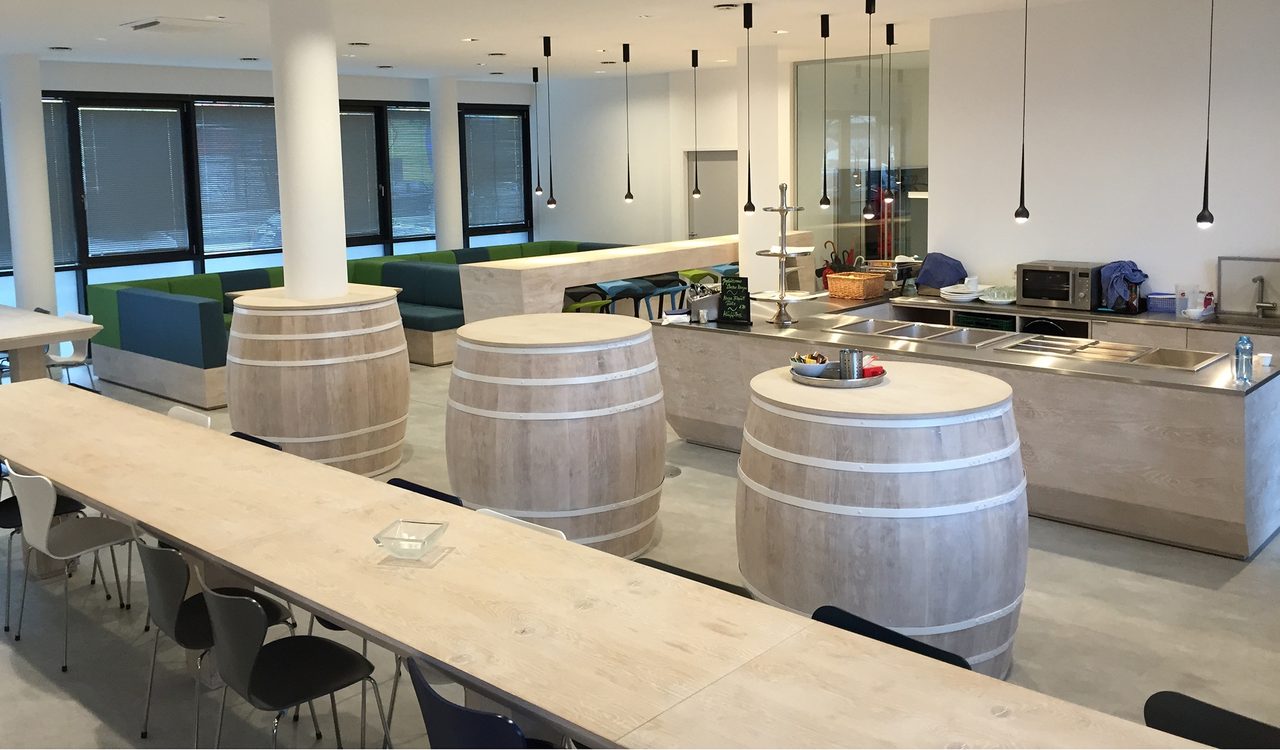 Das Headquater einer Softwarefirma in München wurde umgestaltet und mit Break-Out-Räumen