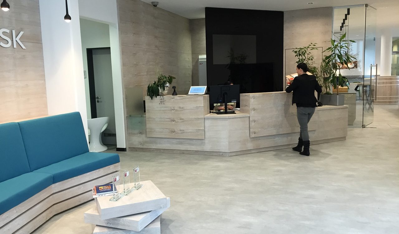 Das Headquater einer Softwarefirma in München wurde umgestaltet und mit Break-Out-Räumen