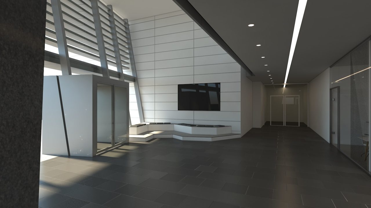 Umgestaltung der Lobby und Einbau von Break-Out-Areas