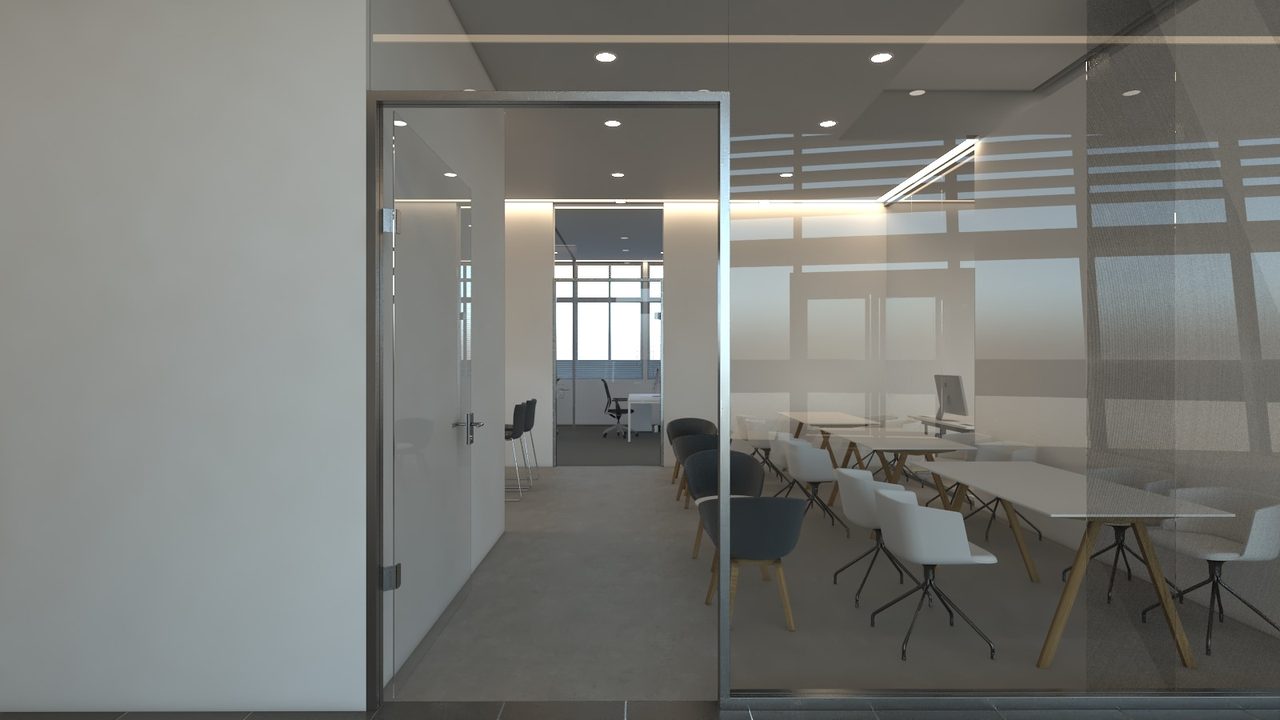 Umgestaltung der Lobby und Einbau von Break-Out-Areas