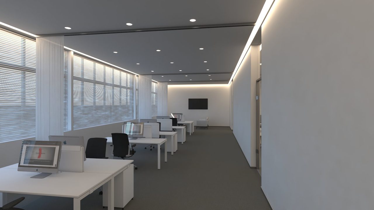 Umgestaltung der Lobby und Einbau von Break-Out-Areas