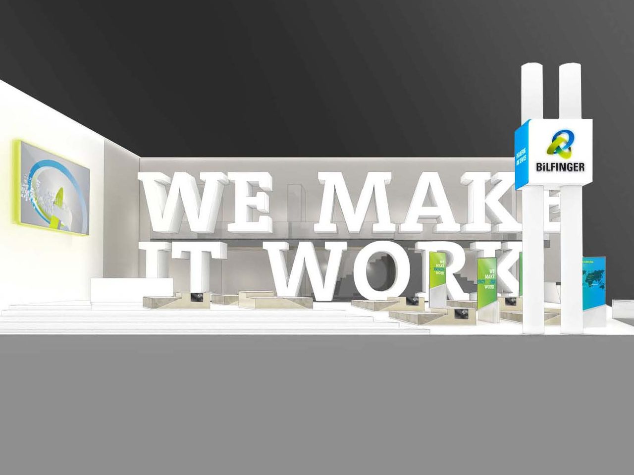 Bilfinger. Messeauftritt HMI – Projektansicht 3, Greyz Architekten München
