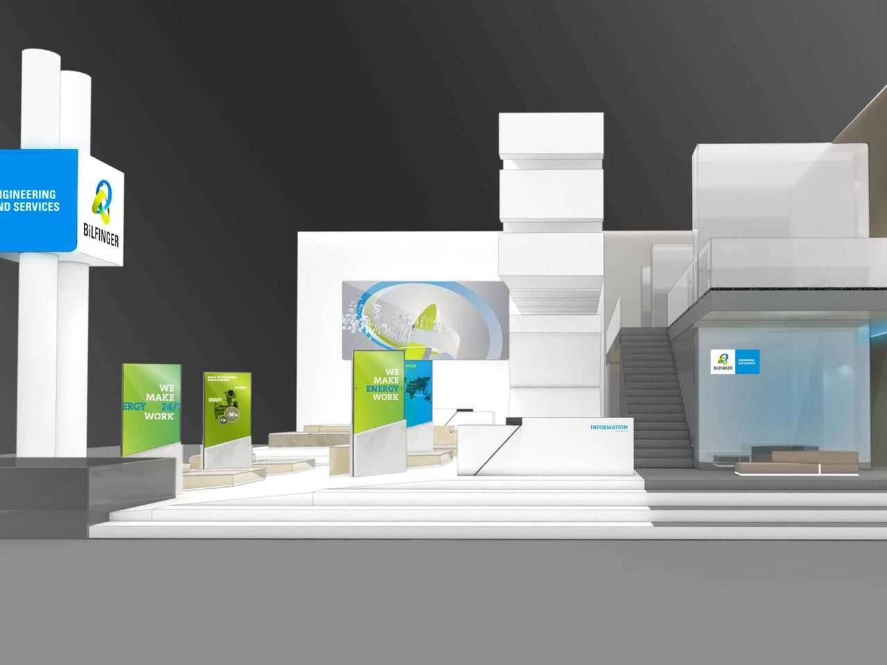 Bilfinger. Messeauftritt HMI – Projektansicht 4, Greyz Architekten München