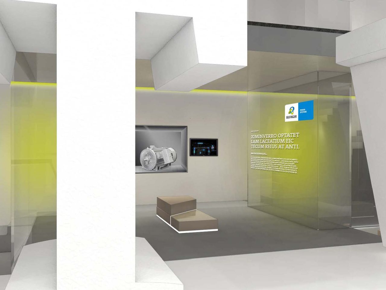 Bilfinger. Messeauftritt HMI – Projektansicht 6, Greyz Architekten München