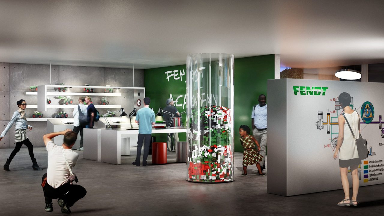 Fendt. Mediencenter – Projektansicht 3, Greyz Architekten München