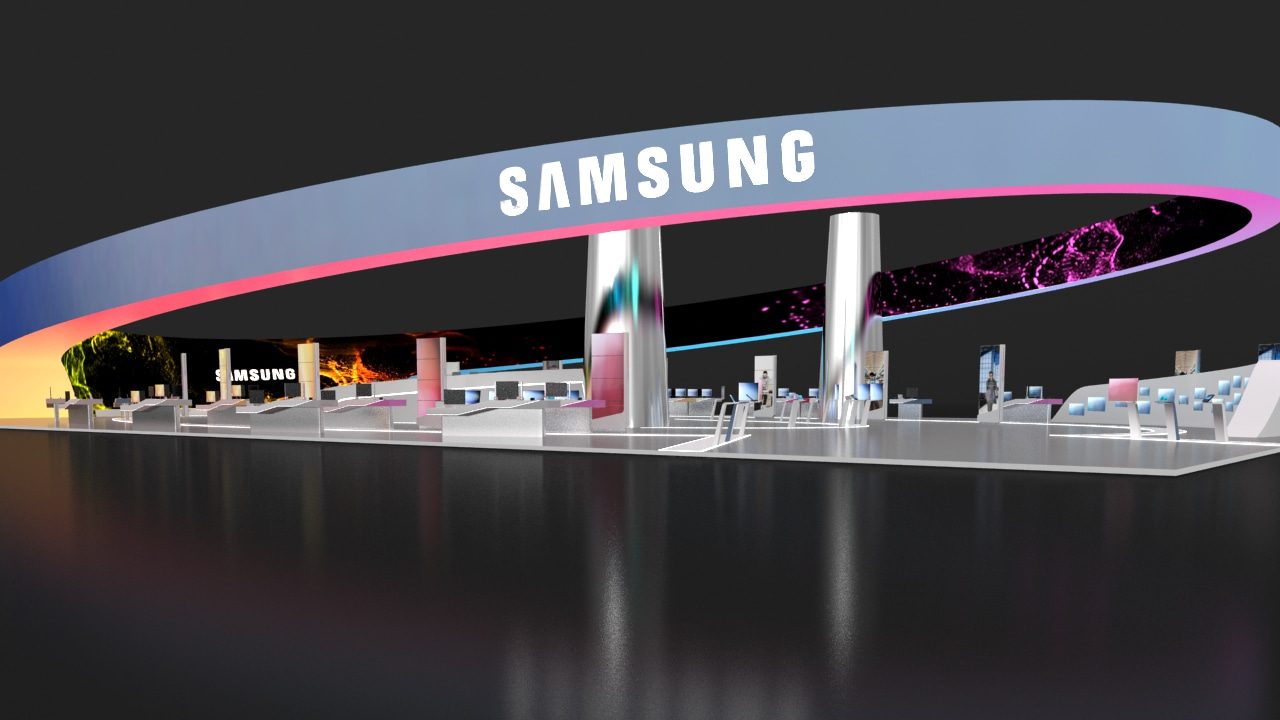 Samsung. Messeauftritt CES – Projektansicht 2, Greyz Architekten München