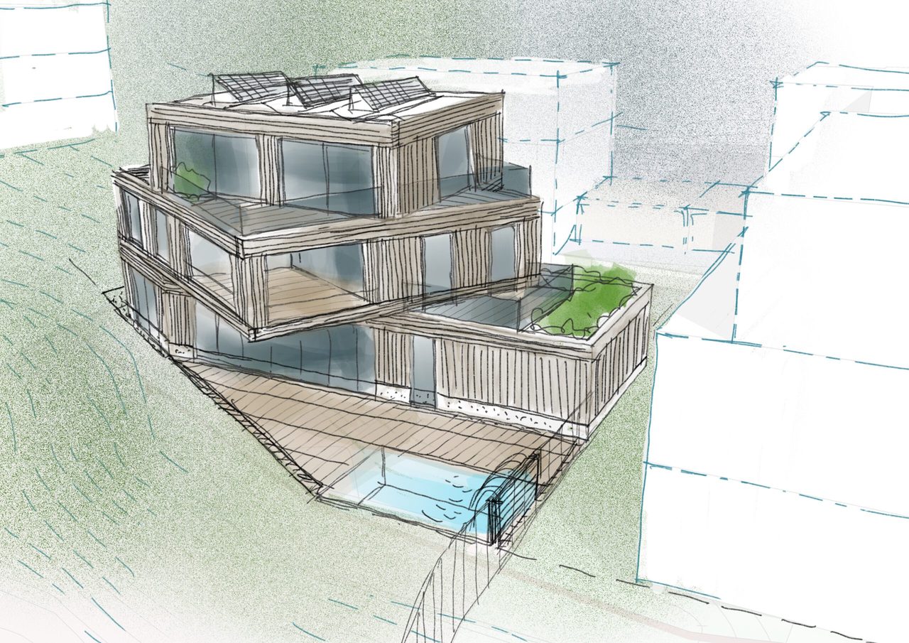 KRE – Projektansicht 3, Greyz Architekten München
